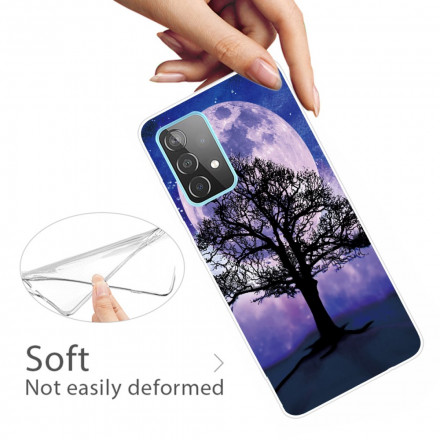 Samsung Galaxy A32 4G puu ja kuu kotelo