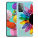 Samsung Galaxy A32 4G värikäs kukka kotelo