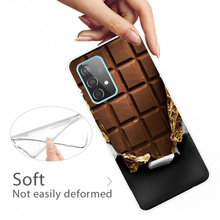 Samsung Galaxy A32 54G Joustava kotelo suklaa