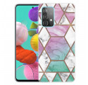 Samsung Galaxy A32 4G Marble Case muuttuva geometrinen