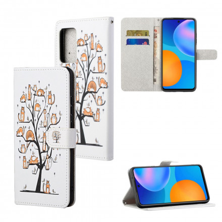 Samsung Galaxy A432 4G Funky Cats hihnan kotelo