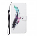 Samsung Galaxy A32 4G Feather Strap kotelo