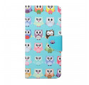 Samsung Galaxy A32 4G Multi Owl Case