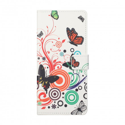 Xiaomi Redmi Note 10 Pro Case Perhoset ja kukat