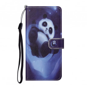 Xiaomi Redmi Note 10 Pro Panda Space Strap kotelo