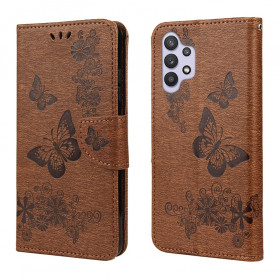 Samsung Galaxy A32 4G Case Perhoset hihnalla