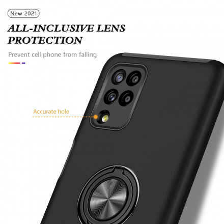 Samsung Galaxy A12 Suojakuori Premium pyörivä rengas