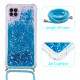 Samsung Galaxy A12 Glitter Kotelo, jossa on kaulanauha Samsung Galaxy A12 Glitter Kotelo, jossa on kaulanauha