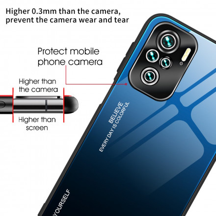 Xiaomi Redmi Note 10 / Note 10s karkaistu lasi Kotelo Ole oma itsesi Xiaomi Redmi Note 10 / Note 10s karkaistu lasi Kotelo Ole oma itsesi