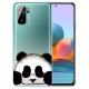 Xiaomi Redmi Note 10 / Note 10s läpinäkyvä Panda Case