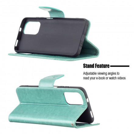 Xiaomi Redmi Note 10 / Note 10s Butterfly painettu hihna tapauksessa