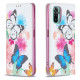 Flip Cover Xiaomi Redmi Note 10 / Note 10s värilliset perhoset