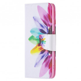 Xiaomi Redmi Note 10 / Note 10s akvarelli kukka tapauksessa