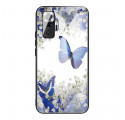 Xiaomi Redmi Note 10 Pro Case karkaistu lasi Butterfly Design