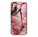Xiaomi Redmi Note 10 Pro Kova suojalasi Vaaleanpunaiset kukat