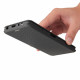 Flip Cover Xiaomi Redmi Note 10 Pro Carbon Fiber rengastuella varustettuna