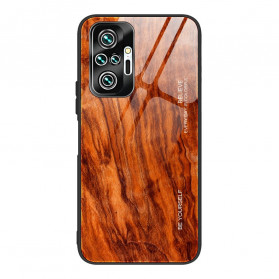 Xiaomi Redmi Note 10 Pro Asia karkaistu lasi Design Wood
