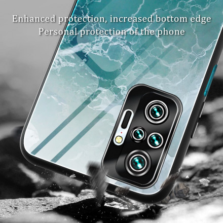 Xiaomi Redmi Note 10 Pro Case karkaistu lasi Design värit