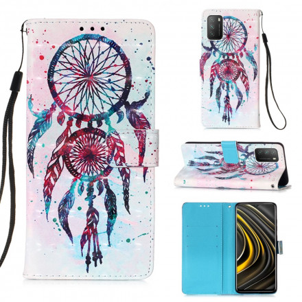 Poco M3 Akvarelli Dreamcatcher kansi