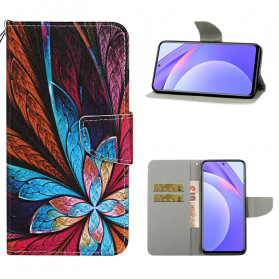 Xiaomi Mi 10T Lite 5G / Redmi Note 9 Pro 5G Kotelo Värilliset arkit hihnalla
