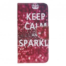 Xiaomi Mi 11 Lite / Lite 5G Keep Calm and Sparkle Case (Pidä rauhassa ja säihkyvä)