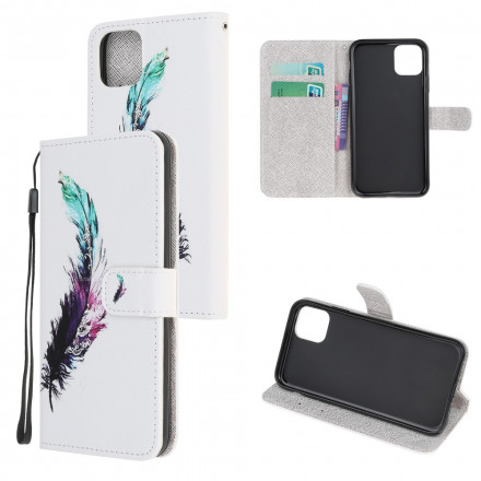 Xiaomi Mi 11 Lite / Lite 5G Feather Strap Kotelo