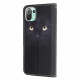 Xiaomi Mi 11 Lite / Lite 5G Cat Eye Case Musta