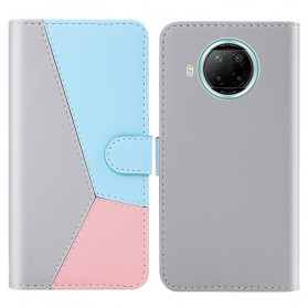 Kotelo Xiaomi Mi 10T Lite 5G / Redmi Note 9 Pro 5G Nahka Effect Tricolour