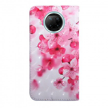 Xiaomi Mi 10T Lite 5G / Redmi Note 9 Pro 5G asia vaaleanpunaiset kukat