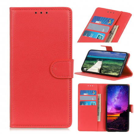 Kotelo Xiaomi Redmi Note 10 5G keinonahkainen perinteinen Lychee