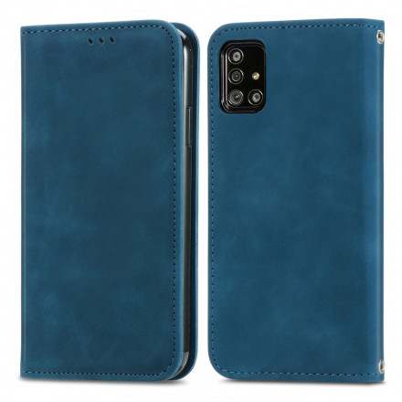 Flip Cover Samsung Galaxy A51 5G keinonahka Vintage Flip Cover Samsung Galaxy A51 5G keinonahka Vintage