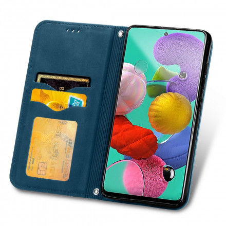 Flip Cover Samsung Galaxy A51 5G keinonahka Vintage Flip Cover Samsung Galaxy A51 5G keinonahka Vintage