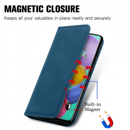 Flip Cover Samsung Galaxy A51 5G keinonahka Vintage Flip Cover Samsung Galaxy A51 5G keinonahka Vintage