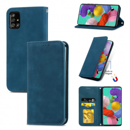 Flip Cover Samsung Galaxy A51 5G keinonahka Vintage Flip Cover Samsung Galaxy A51 5G keinonahka Vintage