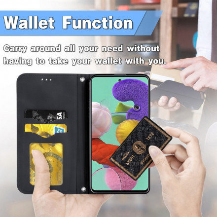 Flip Cover Samsung Galaxy A51 5G keinonahka Vintage Flip Cover Samsung Galaxy A51 5G keinonahka Vintage
