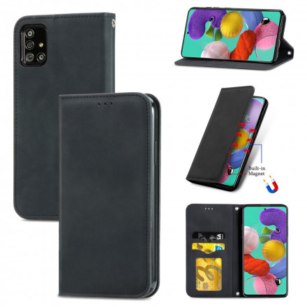 Flip Cover Samsung Galaxy A51 5G keinonahka Vintage Flip Cover Samsung Galaxy A51 5G keinonahka Vintage