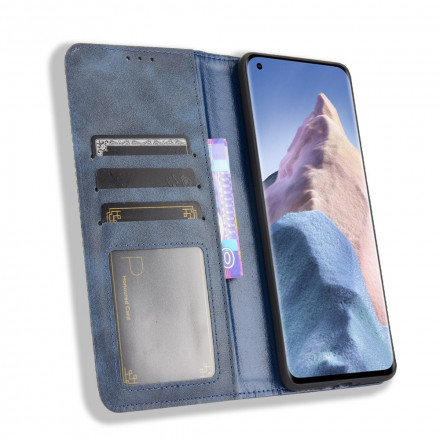 Flip Cover Xiaomi Mi 11 Ultra Nahka Effect Tyylikäs Flip Cover Xiaomi Mi 11 Ultra Nahka Effect Tyylikäs