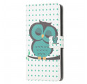 Samsung Galaxy XCover 5 Case Sleeping Owl - nukkuva pöllö