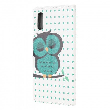 Samsung Galaxy XCover 5 Case Sleeping Owl - nukkuva pöllö
