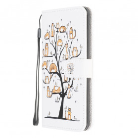 Samsung Galaxy XCover 5 Funky Cats hihna tapauksessa