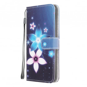 Samsung Galaxy XCover 5 Lanyard Flower Case Kukkakotelo