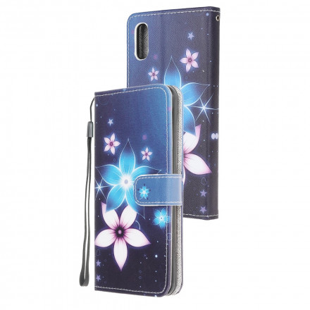 Samsung Galaxy XCover 5 Lanyard Flower Case Kukkakotelo