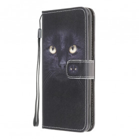 Samsung Galaxy XCover 5 Musta kissa silmä hihna tapauksessa