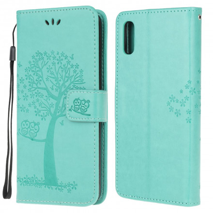 Samsung Galaxy XCover 5 puu ja pöllö hihna tapauksessa Samsung Galaxy XCover 5 puu ja pöllö hihna tapauksessa