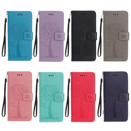 Samsung Galaxy XCover 5 puu ja pöllö hihna tapauksessa Samsung Galaxy XCover 5 puu ja pöllö hihna tapauksessa