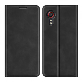 Flip Cover Samsung Galaxy XCover 5 Pehmeä nahka Effect