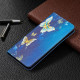 Flip Cover Huawei P50 Pro värilliset perhoset