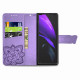 Samsung Galaxy Z Fold2 Butterfly Design Kotelo hihnalla