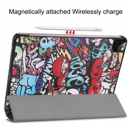 Smart Case iPad Pro 11" (2021) Graffiti Stylus -kotelo iPad Pro 11" (2021) Graffiti Stylus -kotelo