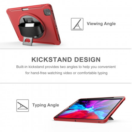 iPad Pro 12.9" kotelo (2021) (2020) (2019) Hihna, jalusta ja tyylinpidike